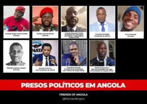 Activistas Presos Politicos detidos sob acusação de rebelião em Angola sem julgamento há mais de 4 meses